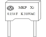 安规电容 MKP-310VAC-0.15uF